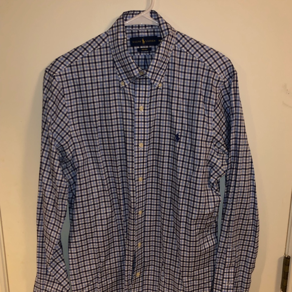 Blue & White Ralph Lauren Button Down